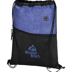 Carver Zip Pocket Drawstring Sportpack