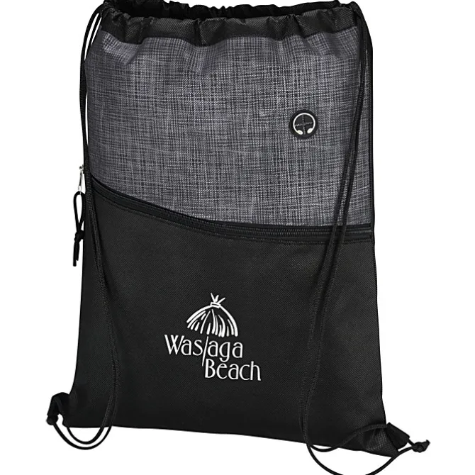Carver Zip Pocket Drawstring Sportpack