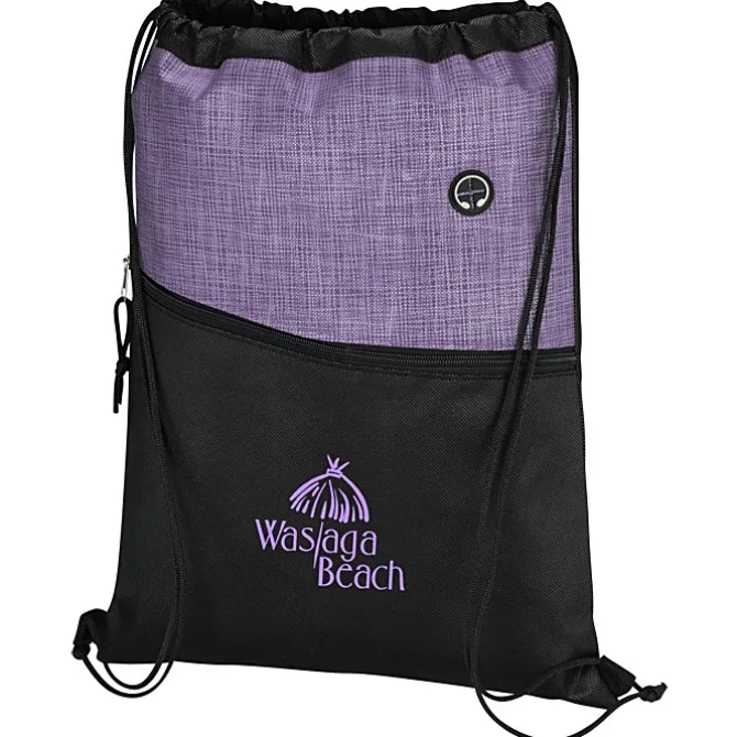 Carver Zip Pocket Drawstring Sportpack