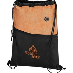 Carver Zip Pocket Drawstring Sportpack