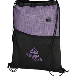 Carver Zip Pocket Drawstring Sportpack