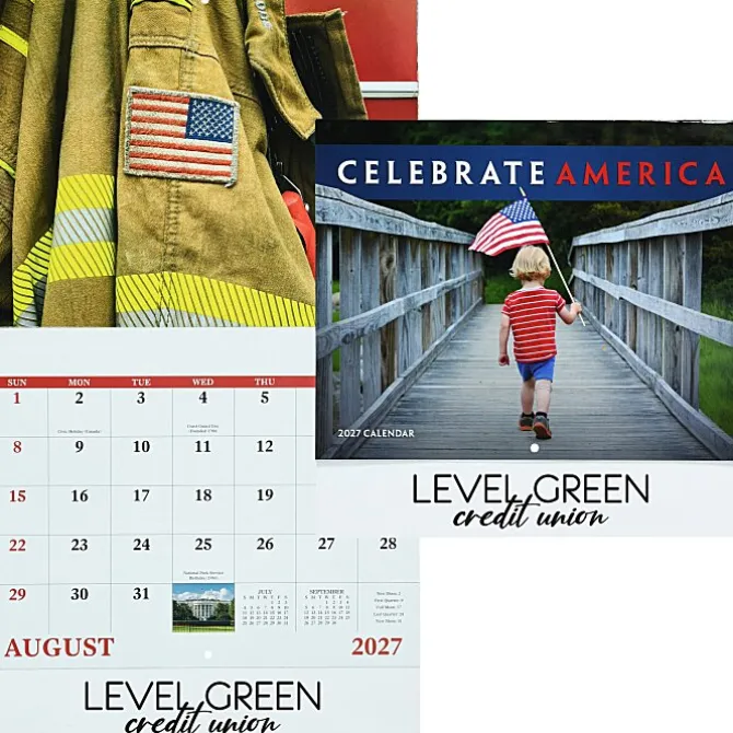 Celebrate America Calendar - Stapled