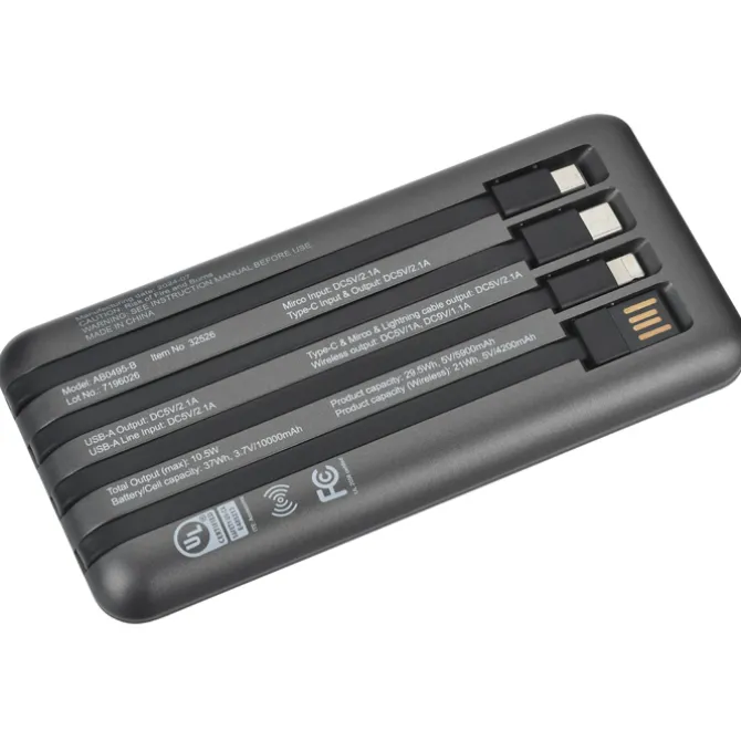 Charge Wave Wireless Power Bank - 10,000 mAh