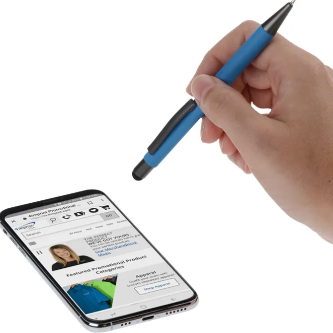 Charleston Soft Touch Stylus Metal Pen