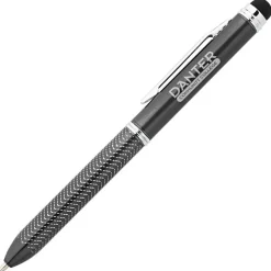 Chevron Dual Ink Stylus Metal Pen