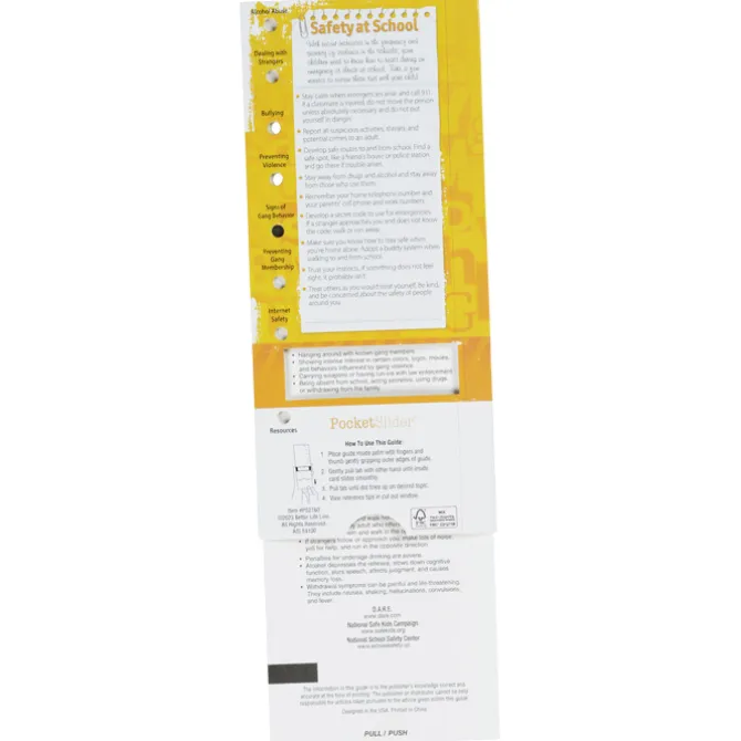 Child School Safety Pocket Slider