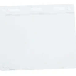 Clear Vinyl Badge Holder with Hi-Back Slot