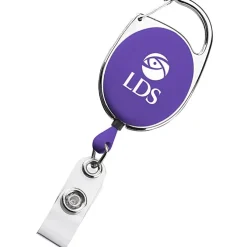 Clip-On Retractable Badge Holder - Opaque
