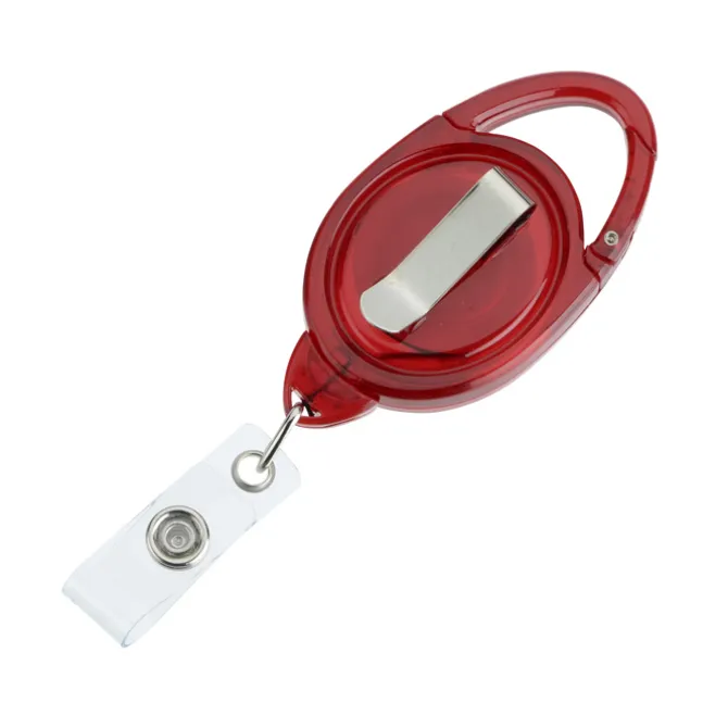 Clip-On Secure-A-Badge - Translucent