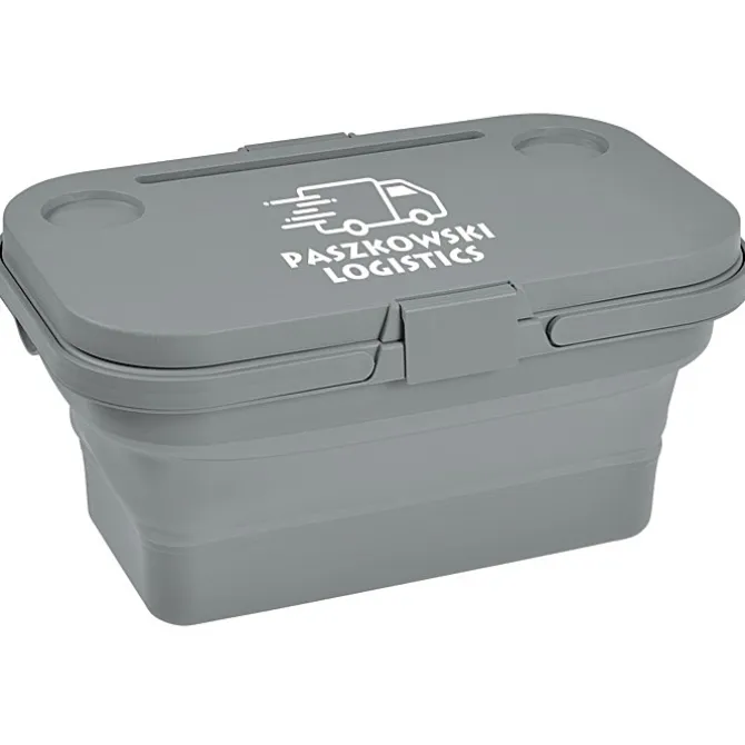 Collapsible Picnic Basket with Portable Folding Table