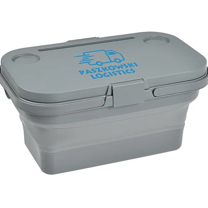 Collapsible Picnic Basket with Portable Folding Table