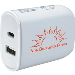 Color Accent Dual Port Wall Charger