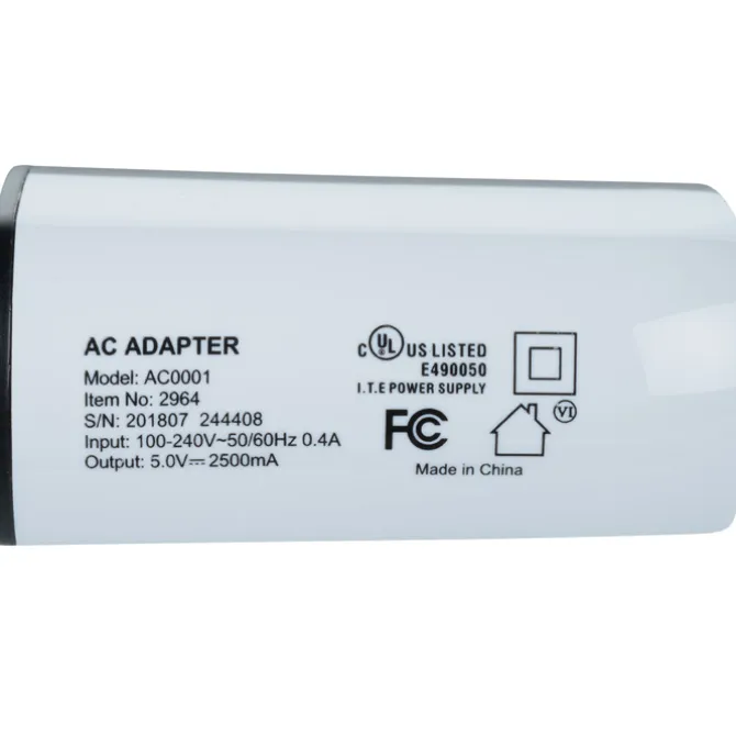 Color Accent Dual Port Wall Charger - 24 hr