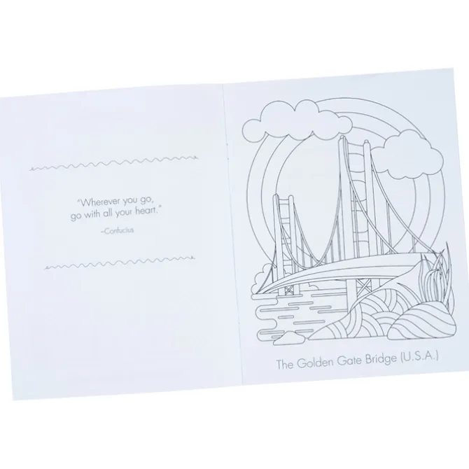 Color Comfort Grown Up Coloring Book - See the World
