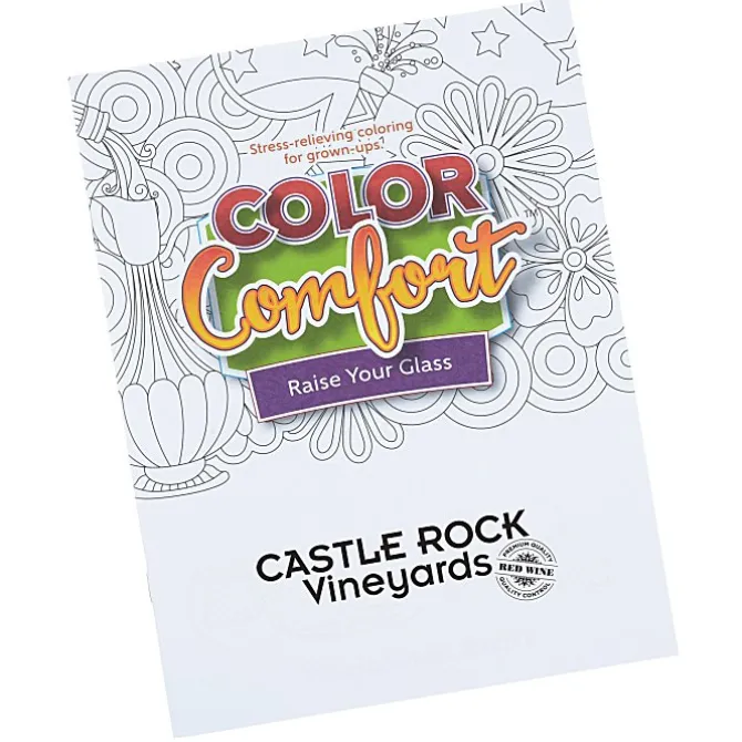 Color Comfort Grown Up Coloring Book - Raise Your Glass