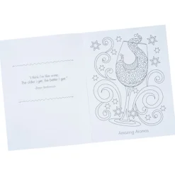 Color Comfort Grown Up Coloring Book - Raise Your Glass