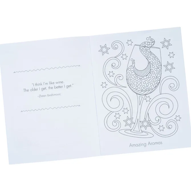 Color Comfort Grown Up Coloring Book - Raise Your Glass