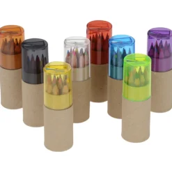 Colored Pencil & Sharpener Set - Full Color
