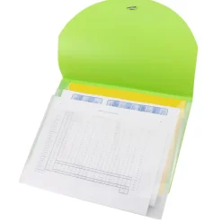 Color Flap Translucent Document Holder - 8 inches x 12 inches