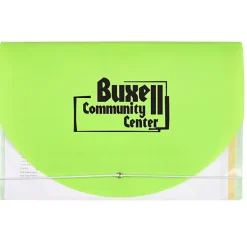 Color Flap Translucent Document Holder - 8 inches x 12 inches