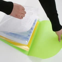 Color Flap Translucent Document Holder - 8 inches x 12 inches