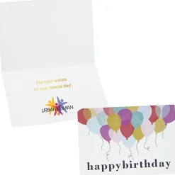 Colorful Balloons Birthday Card