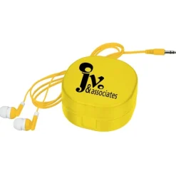 Colorful Earbuds Carry All