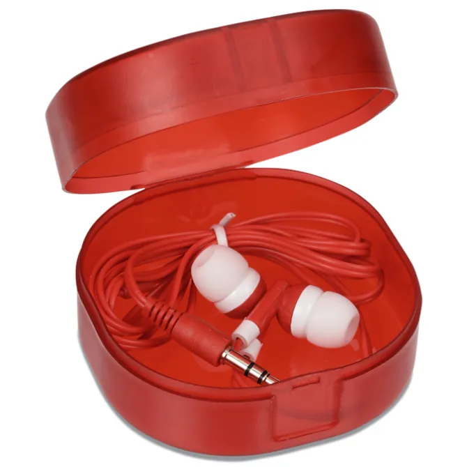 Colorful Earbuds Carry All