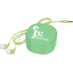 Colorful Earbuds Carry All