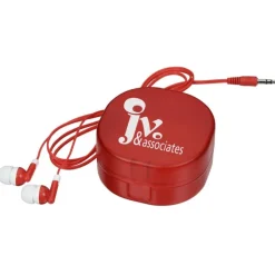 Colorful Earbuds Carry All