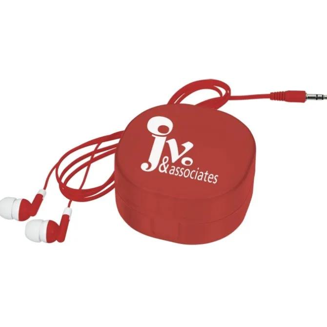Colorful Earbuds Carry All