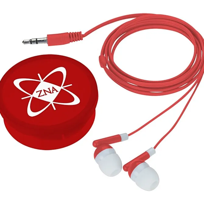Colorful Earbuds with Traveler Case
