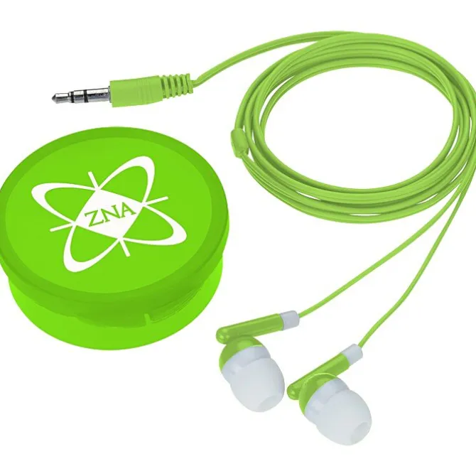 Colorful Earbuds with Traveler Case