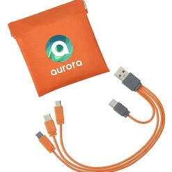 Colorful USB-C Charging Cable Pouch