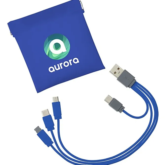 Colorful USB-C Charging Cable Pouch