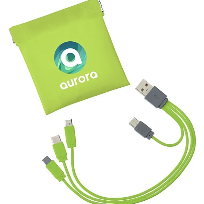 Colorful USB-C Charging Cable Pouch