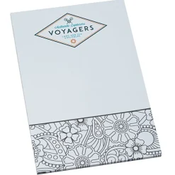 Color-In Notepad - Floral