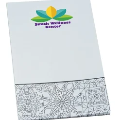 Color-In Notepad - Geometric - 24 hr