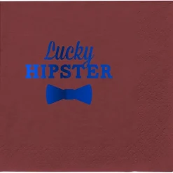 Colorware Beverage Napkin - 2-ply - Color - Low Qty - Foil