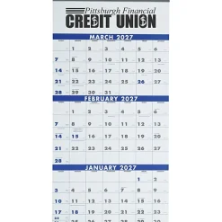 Commercial 3-Month Wall Planner