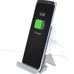 Compact Wireless Charging Pad and Phone Stand - 24 hr