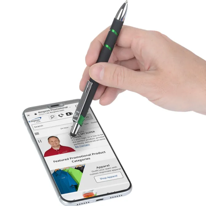 Confetti Soft Touch Stylus Metal Pen