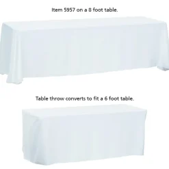 Convertible Table Throw EuroFit Tabletop Display Kit