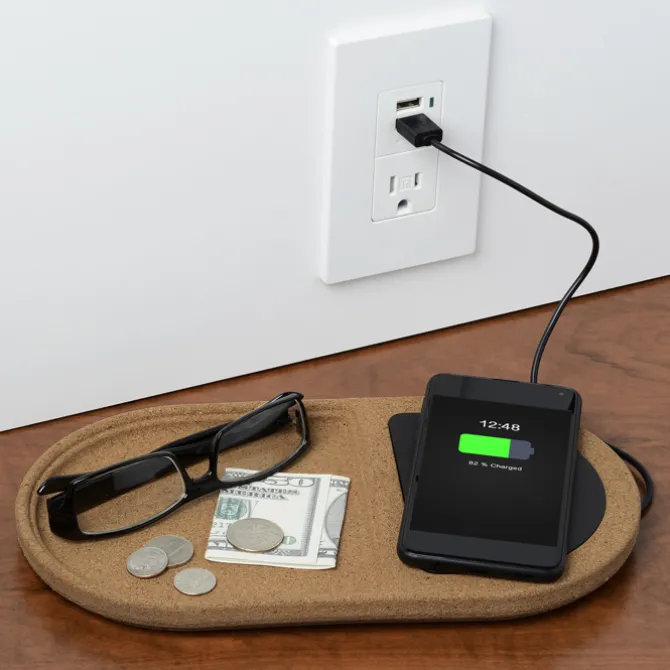 Cork Wireless Charging Catch All