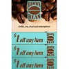 Coupon Card with Magnet