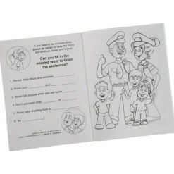 Crime Prevention Coloring Book