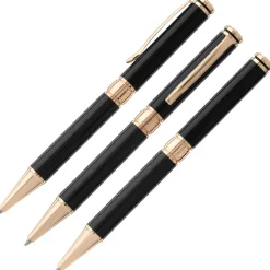 Crown Twist Metal Pen and Rollerball Metal Pen Set