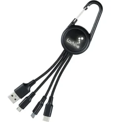 Cruise Carabiner Charging Cable - Light-Up Logo