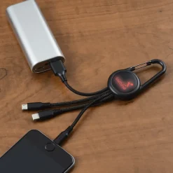 Cruise Carabiner Charging Cable - Light-Up Logo