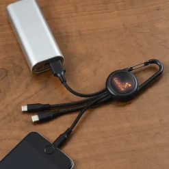 Cruise Carabiner Charging Cable - Light-Up Logo